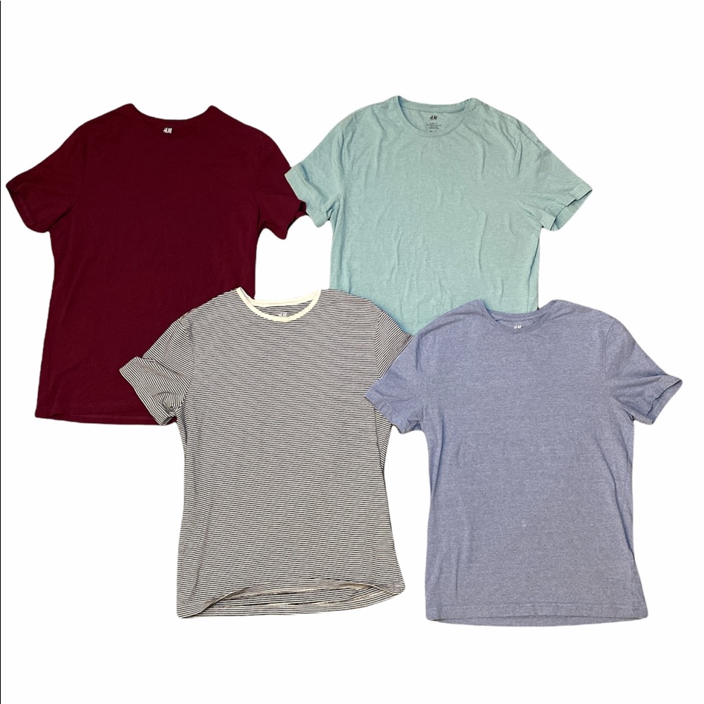 4 H&M shirts